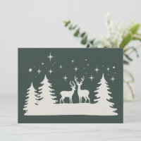 Weihnachtliches Rentier Winterzeit Feiertag 