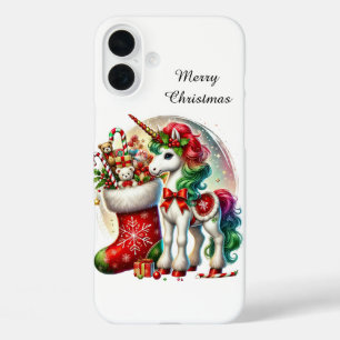 Weihnachtliches Weihnachtsfest individuell anpassb iPhone 16 Plus Hülle