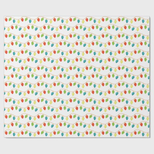 Weihnachtlichtdesign Geschenkpapier (Flach)