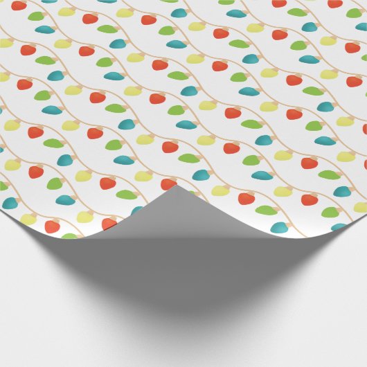 Weihnachtlichtdesign Geschenkpapier (Ecke)