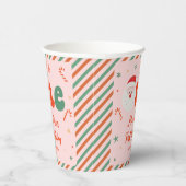 Weihnachts 1. Geburtstag Party Girl Pappbecher (Rechts)