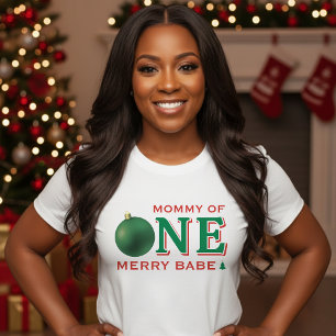 Weihnachts 1. Geburtstagsfeier Mommy eines Elternt T-Shirt