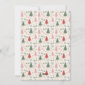 Weihnachts-5-Fotos Feiertagskarte (Rückseite)