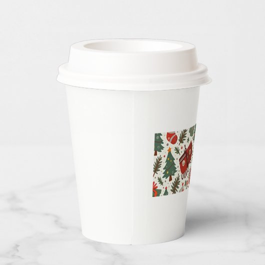 Weihnachts-8oz-Papier-Cup Pappbecher (Rechts)