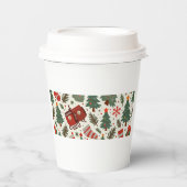 Weihnachts-8oz-Papier-Cup Pappbecher (Vorderseite)