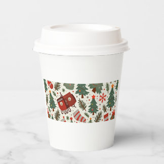 Weihnachts-8oz-Papier-Cup Pappbecher