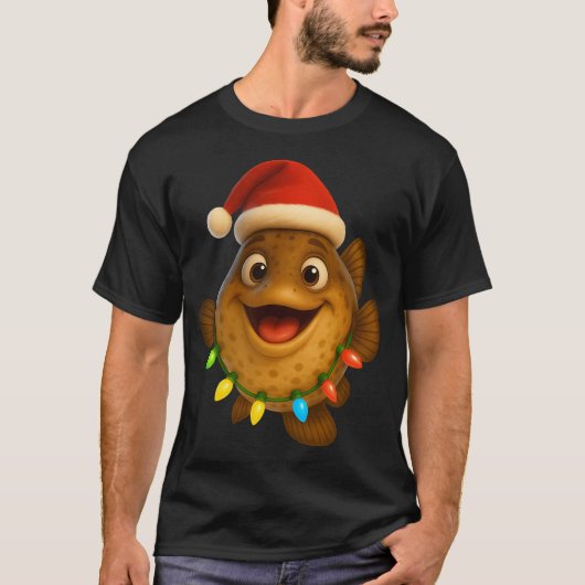 Weihnachts-Aalbrotfisch T-Shirt (Vorderseite)