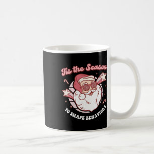 Weihnachts-Aba-Verhaltenstherapie Retro-Techniker Kaffeetasse