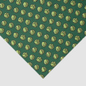 Weihnachts-Abendessen Green Brussels Sprouts Muste Seidenpapier (Ausschnitt)