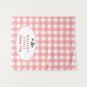 Weihnachts-Abendessen Party Buffet Tischläufer Wandteppich (Vorderseite (Horizontal))