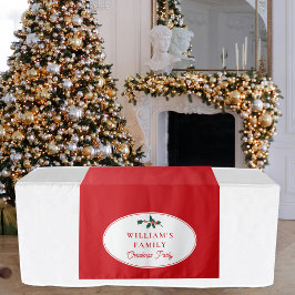 Weihnachts-Abendessen Party Buffet Tischläufer Wandteppich