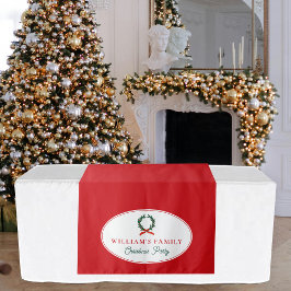 Weihnachts-Abendessen Party Buffet Tischläufer Wandteppich