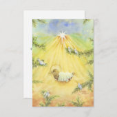 Weihnachts Adore Jesus Enclosure Cards Geschenkart Begleitkarte (Vorne/Hinten)