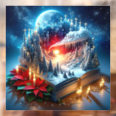 Weihnachts-Advent-Fenster Klammern Fensteraufkleber (Blatt 2)