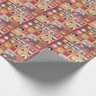 Weihnachts-Advent Geschenkpapier