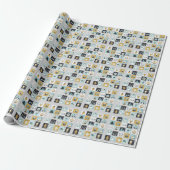 Weihnachts-Advent Geschenkpapier (Ungerollt)