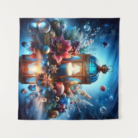 Weihnachts-Adventsband Wandteppich (Vorderseite (Horizontal))