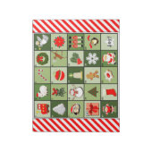 Weihnachts-Adventskalender Notizblock (Rotiert)