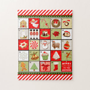 Weihnachts-Adventskalender Puzzle
