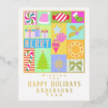 Weihnachts-Adventskalender Weihnachtskarte