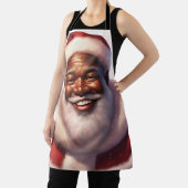 Weihnachts-Afroamerikaner Jolly Santa Claus, Schürze (InSitu)