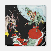 Weihnachts-Albtraum 2 Zoll Square Magnet (Vorne)