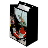 Weihnachts-Albtraum Custom Geschenktasche Mittlere Geschenktüte (Rückseite Schrägansicht)