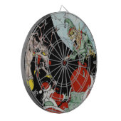 Weihnachts-Albtraum Metal Cage Dartboard Dartscheibe (Vorderseite Links)