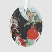 Weihnachts-Albtraum-Rundbaum Ornament (Vorderseite)
