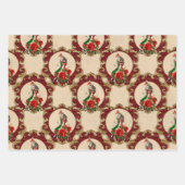 Weihnachts-Alice im Wunderland Geschenkpapier Set (Vorderseite 2)