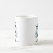 Weihnachts-Alien-UFO  Kaffeetasse (Mittel)