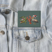 Weihnachts-Alligator-Pelikan-Crawfish-Gans-Tier Button (Insitu)