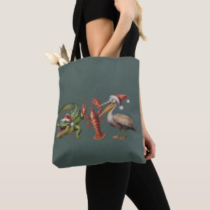 Weihnachts-Alligator-Pelikan-Crawfish-Gans-Tier Tasche