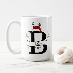 Weihnachts-Alphabet-Kollektion – Buchstabe B Desig Kaffeetasse