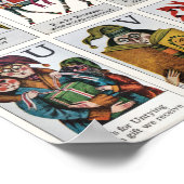 Weihnachts Alphabet Poster (Ecke)