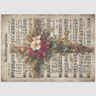 Weihnachts-Altes Rugkreuz Seidenpapier