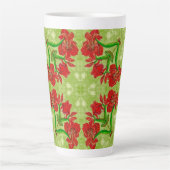 Weihnachts-Amaryllis-Tasse Milchtasse (Vorderseite)