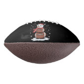 Weihnachts American Football Snowman Xmas Sport (Gedreht 270)
