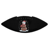 Weihnachts American Football Snowman Xmas Sport (Panel)