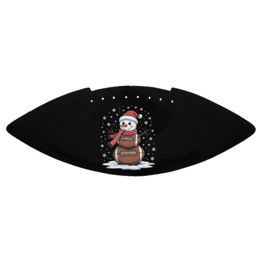 Weihnachts American Football Snowman Xmas Sport (Panel)
