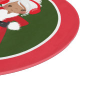 Weihnachts-Amerikanerin Santa Mrs. Claus Schneidebrett (Ecke)