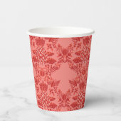 Weihnachts Ananas-Ornamente Monogramm Pappbecher (Rückseite)