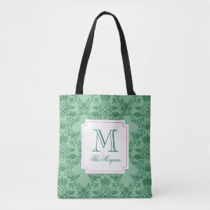 Weihnachts Ananas-Ornamente Monogramm Tasche