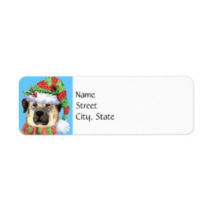 Weihnachts-Anatolisches Schäferlabel