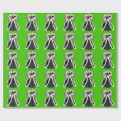 Weihnachts-Angel-Grünbuch Geschenkpapier (Flach)