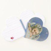 Weihnachts-Angel Heart Spiral Notebook Notizblock (Innenseite)