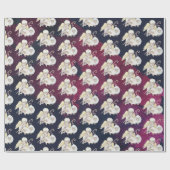 Weihnachts-Angel-Hirte mit Lambs-Muster Geschenkpapier (Flach)