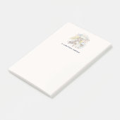 Weihnachts-Angel-Hirte mit Lämmern Post-it Klebezettel (angewinkelt)