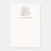 Weihnachts-Angel-Hirte mit Lämmern Post-it Klebezettel (Vorderseite)