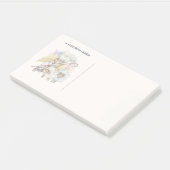 Weihnachts-Angel-Hirte mit Lämmern Post-it Klebezettel (angewinkelt)